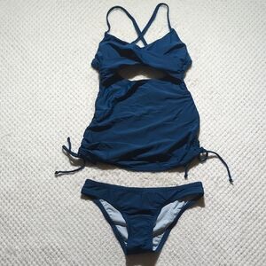 Cupshe Maternity Tankini Set
